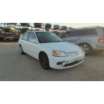 Used 2003 Honda Civic EX Parts Car - White with tan interior, 4-cylinder engine, Automatic transmission