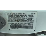 Used 2003 Honda Civic EX Parts Car - White with tan interior, 4-cylinder engine, Automatic transmission