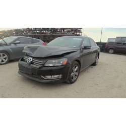 Used 2015 Volkswagen Passat Parts Car - Black with black interior, 4-cyl engine, automatic transmission
