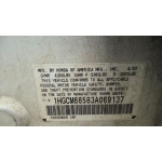 Used 2003 Honda Accord Parts Car - White with tan interior, 6cyl engine, automatic transmission Used 2003 Honda Accord Parts Car - White with tan interior, 6cyl engine, automatic transmission