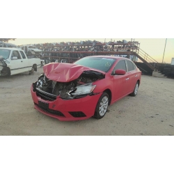 Used 2017 Nissan Sentra Parts Car - Red with black interior, 4 cyl engine, automatic transmission