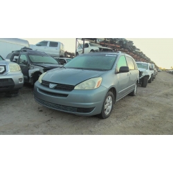 Used 2004 Toyota Sienna Parts Car - Blue with tan interior, 6-cylinder engine, automatic transmission Used 2004 Toyota Sienna Parts Car - Blue with tan interior, 6-cylinder engine, automatic transmission