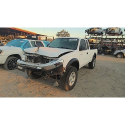 Used 2002 Toyota Tacoma Parts Car - White with gray interior, 6-cylinder engine, Automatic transmission