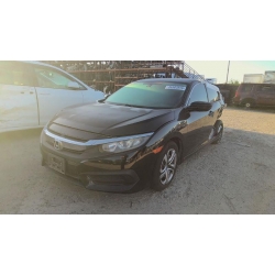 Used 2018 Honda Civic Parts Car - Black with black interior, 4cyl engine, automatic transmission