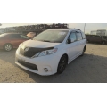 Used 2012 Toyota Sienna Parts Car - White with black/gray interior, 6cyl engine, automatic transmission