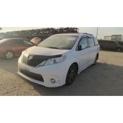 Used 2012 Toyota Sienna Parts Car - White with black/gray interior, 6cyl engine, automatic transmission