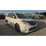 Used 2012 Toyota Sienna Parts Car - White with black/gray interior, 6cyl engine, automatic transmission