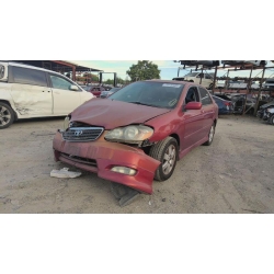 Used 2006 Toyota Corolla Parts Car - Red with black interior, 4 cylinder engine, Automatic transmission
