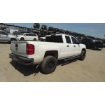 Used 2015 Chevrolet Silverado Parts Car - White with gray interior, 8-cylinder engine, automatic transmission