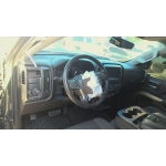Used 2017 Chevrolet Silverado Parts Car - Gray with black interior, 8-cylinder engine, automatic transmission