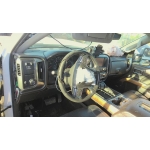 Used 2017 Chevrolet Silverado Parts Car - White with black interior, 8-cylinder engine, automatic transmission