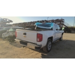 Used 2017 Chevrolet Silverado Parts Car - White with black interior, 8-cylinder engine, automatic transmission