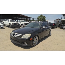 Used 2009 Mercedes Benz C300 Parts Car - Black with tan interior, 6cyl engine, manual transmission