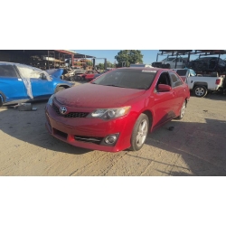 Used 2013 Toyota Camry Parts Car - Red with black interior, 4-cylinder engine, Automatic transmission