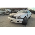 Used 2011 Ford Mustang Parts Car - White with gray interior, 6-cylinder engine, automatic transmission