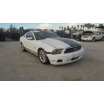 Used 2011 Ford Mustang Parts Car - White with gray interior, 6-cylinder engine, automatic transmission