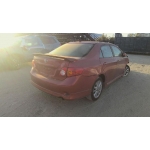 Used 2010 Toyota Corolla Parts Car - Red with black interior, 4-cylinder engine, automatic transmission
