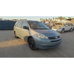 Used 2004 Toyota Sienna Parts Car - Blue with tan interior, 6-cylinder engine, automatic transmission Used 2004 Toyota Sienna Parts Car - Blue with tan interior, 6-cylinder engine, automatic transmission