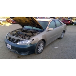 Used 2005 Toyota Camry Parts Car - Gold with brown interior, 4 cylinder engine, automatic transmission
