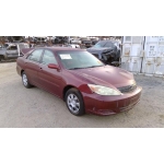 Used 2004 Toyota Camry Parts Car - Burgundy with brown interior, 4 cylinder engine, automatic transmission