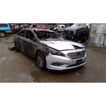 Used 2015 Hyundai Sonata Parts Car - Silver with burned interior, 4 cylinder, automatic transmission