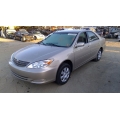 Used 2004 Toyota Camry Parts Car - Gold with brown interior, 4 cylinder engine, automatic transmission