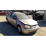 Used 2002 Honda Civic LX Parts Car - Gold with tan interior, 4 cylinder engine, automatic transmission