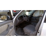 Used 2003 Toyota Sequoia Parts Car - White with grey interior, 4.7L 8 cylinder engine, automatic transmission