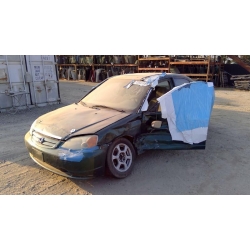Used 2001 Honda Civic EX Parts Car - Green with tan interior, 4 cylinder engine, automatic transmission