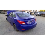 Used 2012 Hyundai Accent Parts Car - Blue with gray interior, 4 cylinder, automatic transmission