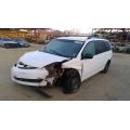 Used 2007 Toyota Sienna Parts Car - White with grey interior, 6 cylinder engine, automatic transmission