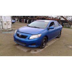 Used 2010 Toyota Corolla Parts Car - Blue with gray interior, 4 cylinder engine, Automatic transmission