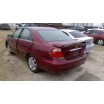 Used 2005 Toyota Camry Parts Car - Red with gray interior, 6 cylinder engine, automatic transmission