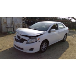 Used 2010 Toyota Corolla Parts Car - White with gray interior, 4 cylinder engine, Automatic transmission