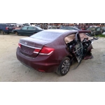 Used 2013 Honda Civic Parts Car - Burgandy with brown interior, 4 cylinder engine, automatic transmission