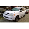Used 2006 Toyota Sequoia Parts Car - White with brown interior, 4.7L 8 cylinder engine, automatic transmission