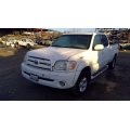 Used 2005 Toyota Tundra Parts Car - White with tan interior, 8 cylinder engine, Automatic transmission